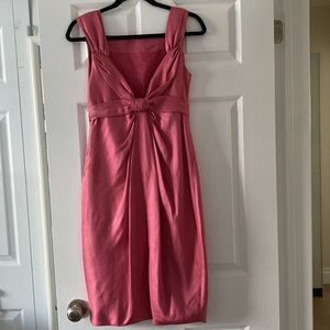 Saks Fifth Avenue Pink Empire Waist Dress Small